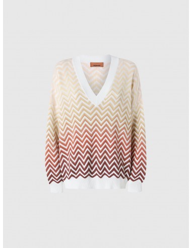 Jersey zigzag degradado