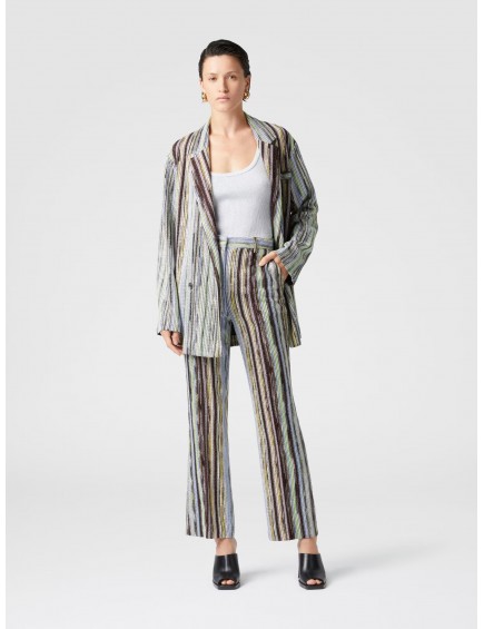 Pantalón clásico lamé