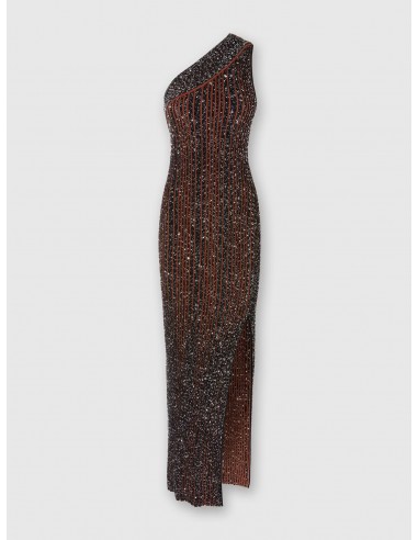 Vestido canalé lentejuelas Vestido canalé lentejuelas