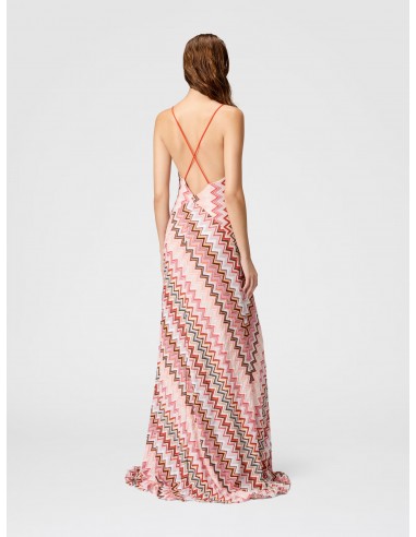 Vestido largo patchwork