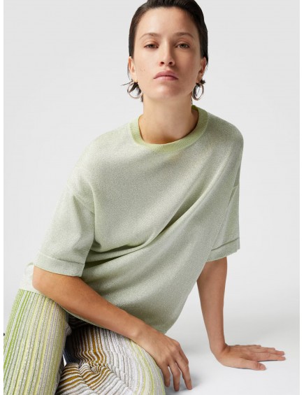 Camiseta punto lamé