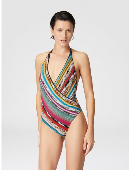 Bañador flameado lamé