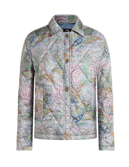 Chaqueta acolchada paisley
