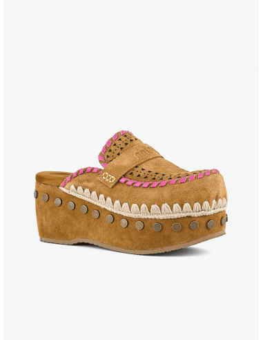 Clog leather overstitch Clog leather overstitch