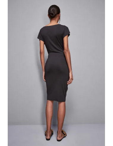 Vestido midi con fruncido Vestido midi con fruncido