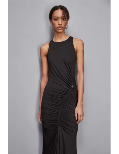 Vestido largo con fruncido Vestido largo con fruncido
