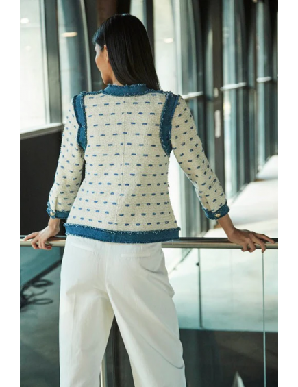 Chaqueta Tweed Beige Picard 2