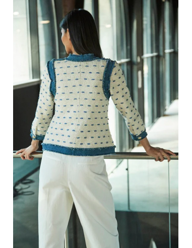 Chaqueta Tweed Beige Picard