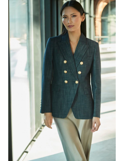 Blazer Denim Cruzada Pietro