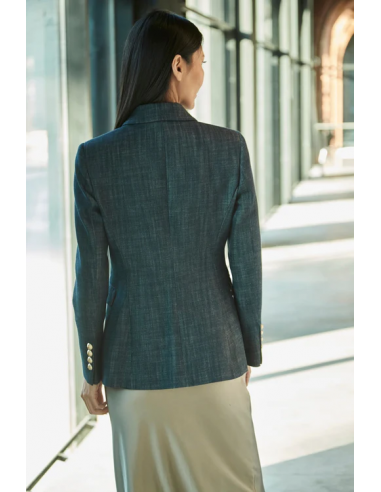 Blazer Denim Cruzada Pietro