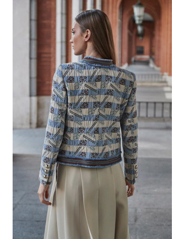 Chaqueta Punto Jacquard Marquette