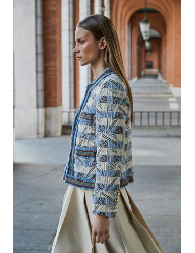 Chaqueta Punto Jacquard Marquette