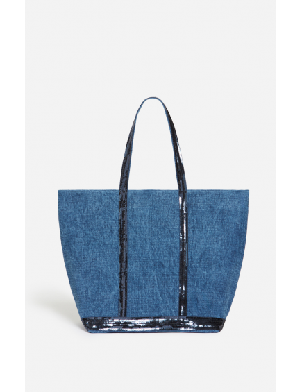 Cabas L Zippie Denim