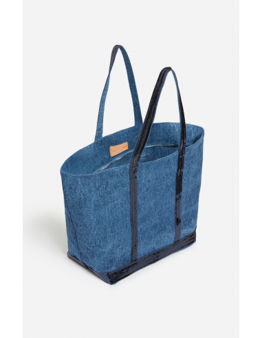 Cabas L Zippie Denim Cabas L Zippie Denim