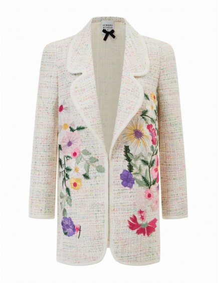 Blazer Boxy con flores...