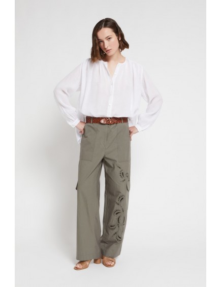 Camisa frunces