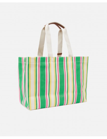 Maxi Shopper Rayas Verde... 2