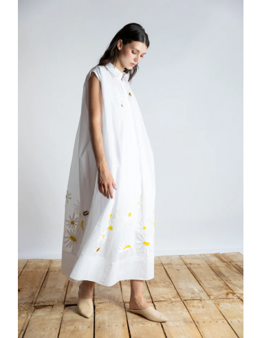 Vestido Embroidered Daisy