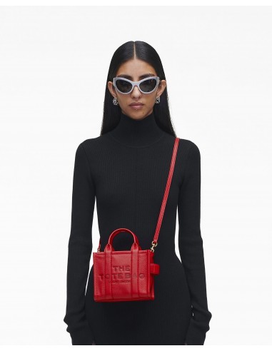 The Leather Crossbody Tote Bag True Red