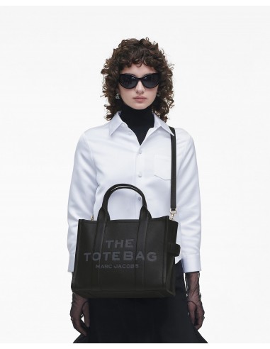 The Leather Medium Tote Bag Negro