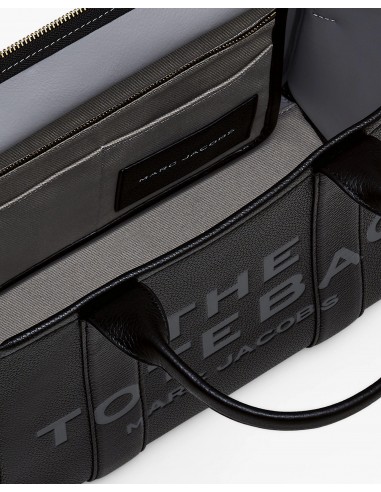 The Leather Medium Tote Bag Negro