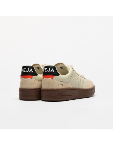 V-90 Leather Beige Almond Black