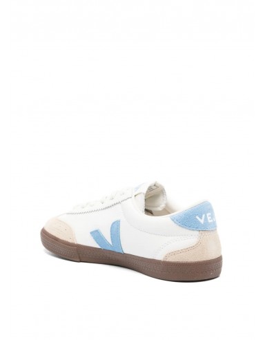 Volley Leather White Aqua Bark