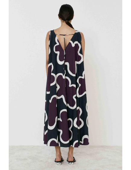 Vestido Evasé Estampado 2