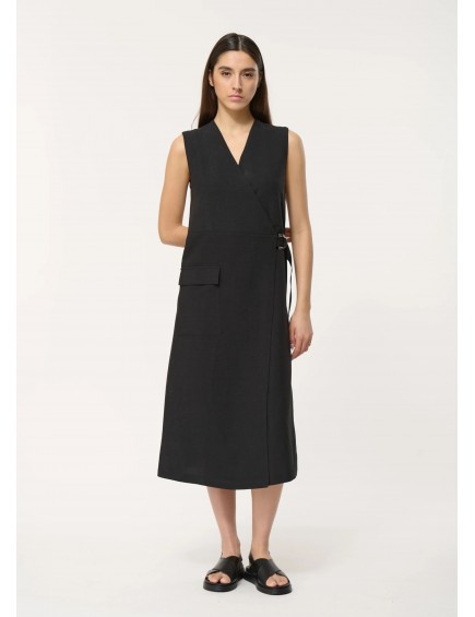 Vestido Negro Sin Mangas