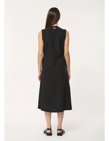 Vestido Negro Sin Mangas