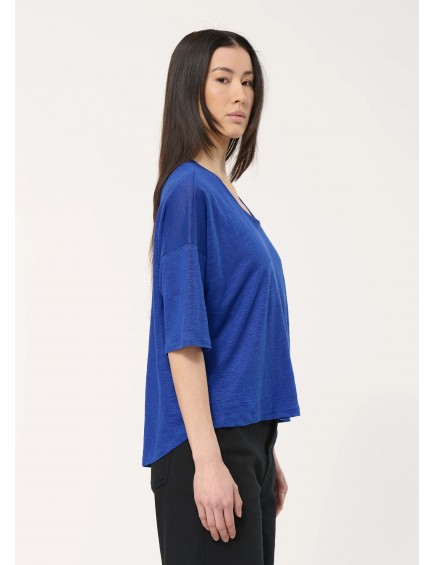 Camiseta Lino Azul 2
