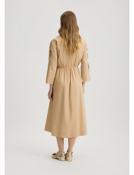 Vestido midi de popelina 2