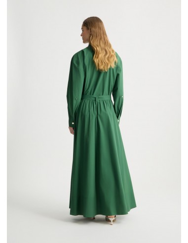 Vestido camisero largo