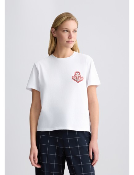 Camiseta de algodón con...