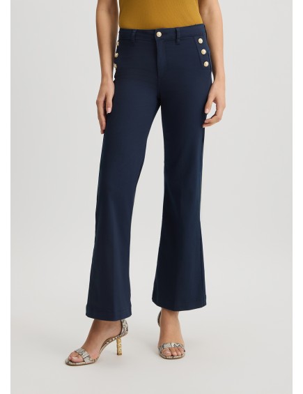 Pantalón acampanado con... 2