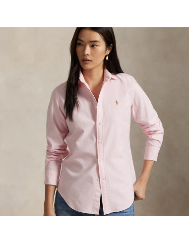Camisa oxford Slim Rosa