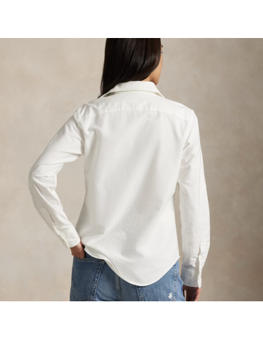 Camisa Oxford Slim Blanca