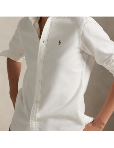 Camisa Oxford Slim Blanca