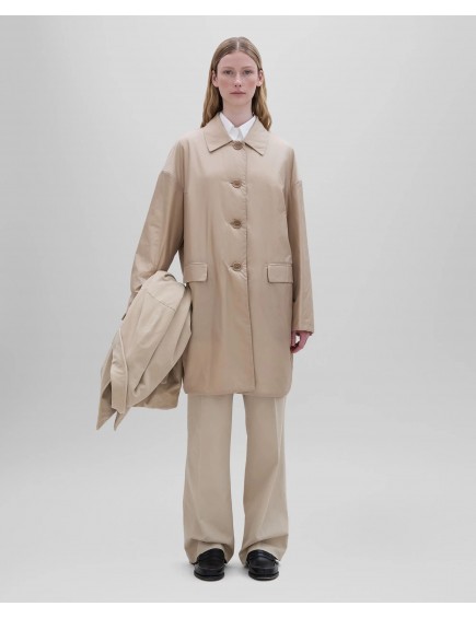 Abrigo Teena Nailon Beige
