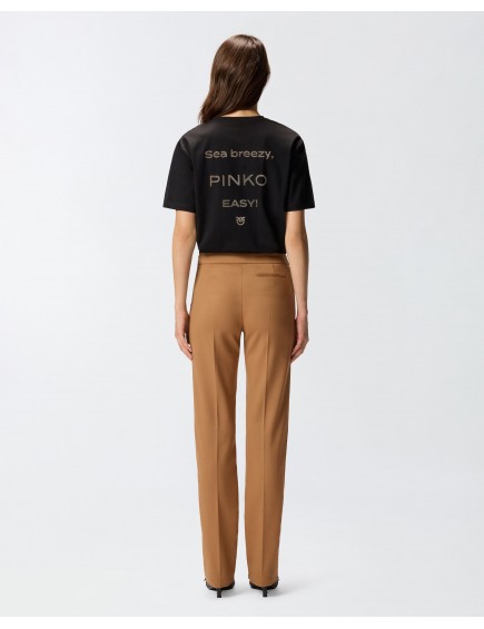 Camiseta Logo Strass Negra 2