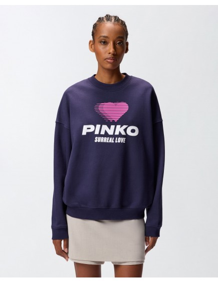 Sudadera Estampado Corazón