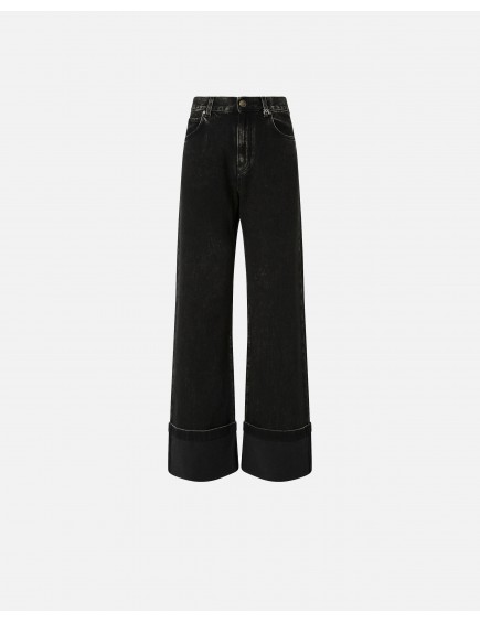 Vaqueros Wide Leg Negros