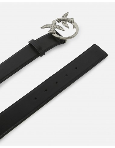 Cinturón Love Birds Negro y Plata
