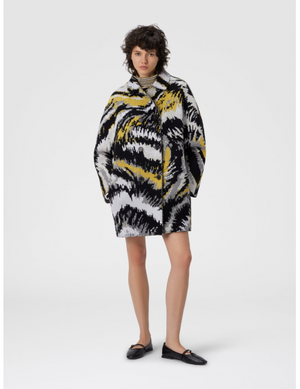 Abrigo cabán cruzado con...