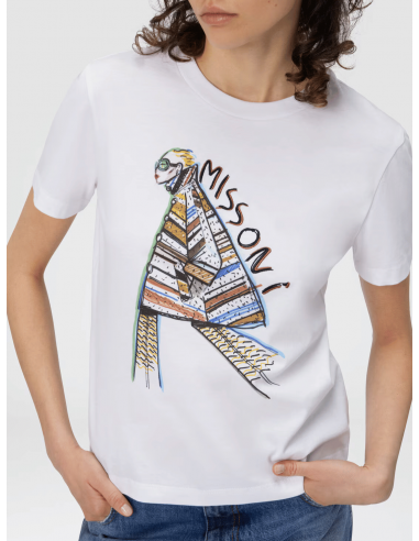 Camiseta de manga corta con estampado...