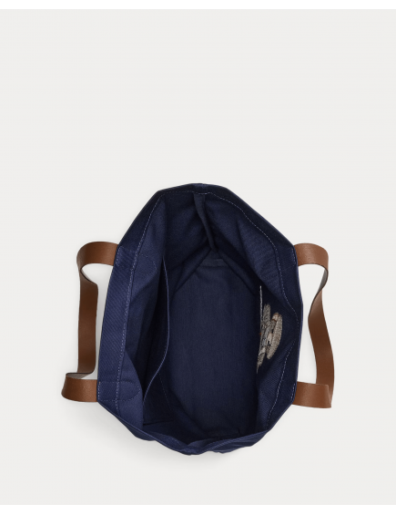Bolso tote de sarga con... 2
