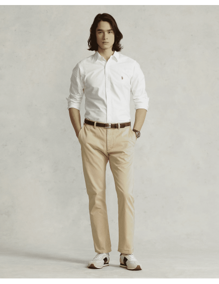 Camisa Oxford Slim Fit Blanca