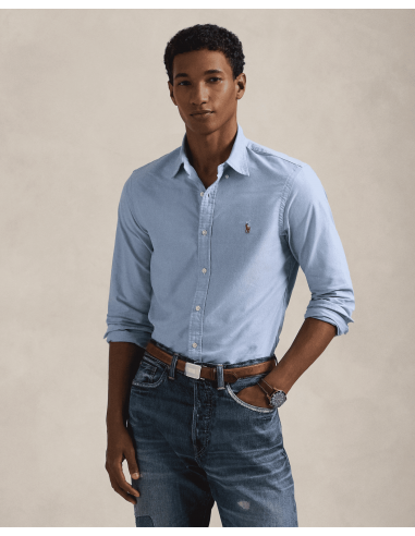 Camisa Oxford Slim Fit Azul Camisa Oxford Slim Fit Azul