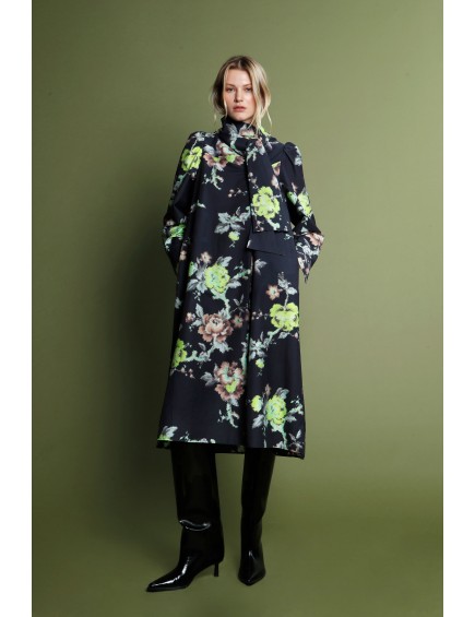 Indian Flower Juliet Sleeve...