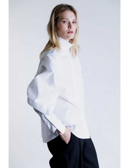 Draped Dolman Sleeve Blouse 2